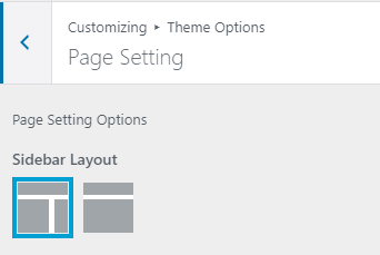 Page Setting - Shark Themes