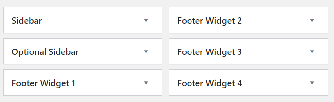 Widget Areas - Shark Themes