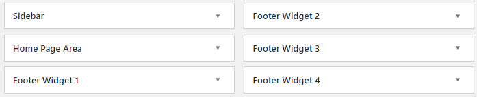 Widget Areas - Shark Themes