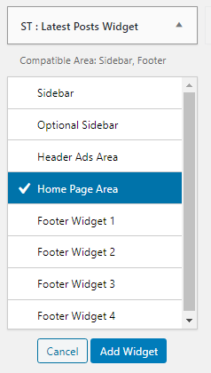 ST: Latest Post Widget - Shark Themes