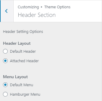 Header Section - Shark Themes