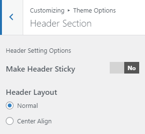 Header Section - Shark Themes